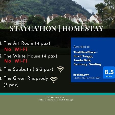 Thatniceplace - Bukit Tinggi, Janda Baik, Bentong, Genting エクステリア 写真